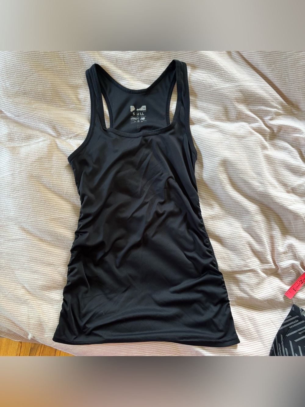 New Balance ruched racerback tank